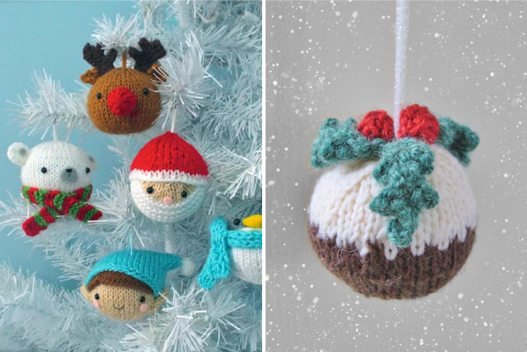 Inspiração: Projetos de Natal em tricô e crochê - Pris Lopes